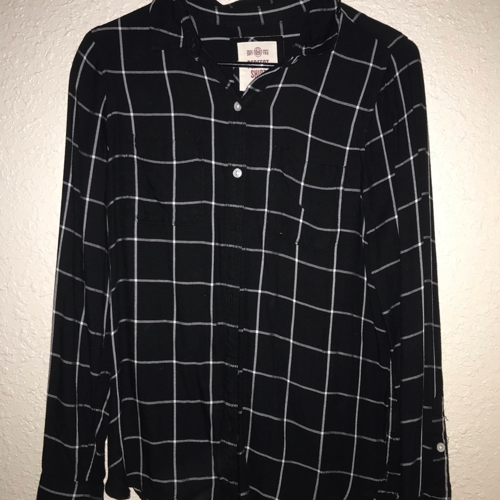 Long sleeve lightweight flannel
